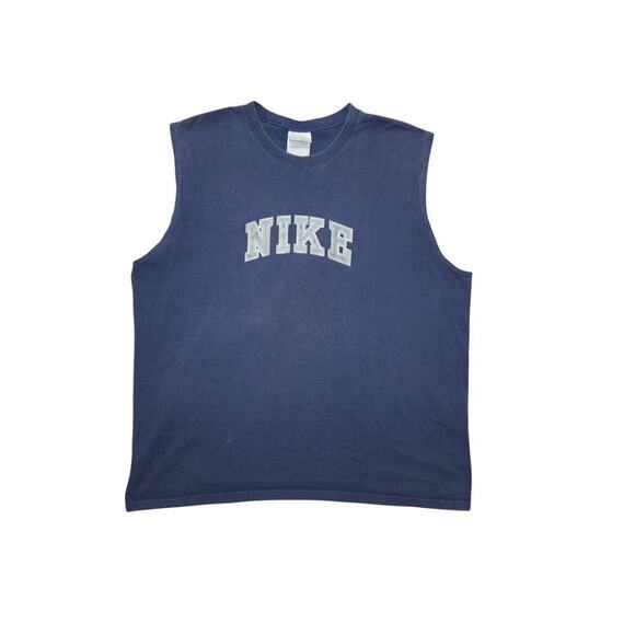 Vintage Nike Sleeveless Muscle Tee – Distressed Logo – Size XL - Picture 1 of 4